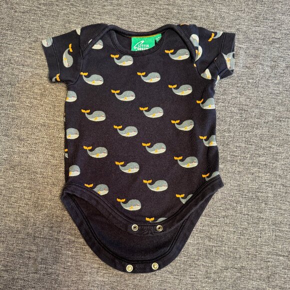 LITTLE GREEN RADICALS bundle of 2 onesies - short sleeve - size 6-9 mo - Picture 3 of 7